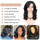 12 Inch Loose Wave Lace Part Wigs Pure Color Nature Curly Synthetic Fiber Heat Resistant Wigs Hair Replacement Wigs For Women 12 Inch Loose Wave Lace Part Wigs Pure Color Nature Curly Synthetic Fiber Heat Resistant Wigs Hair Replacement Wigs For Women